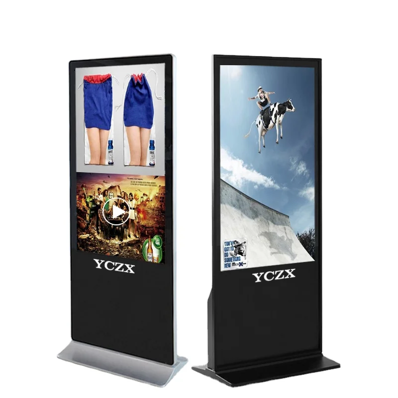 32/42/43/49/55/65 inch Indoor Floor Android Wifi Lcd Advertising Media Player Board OEM