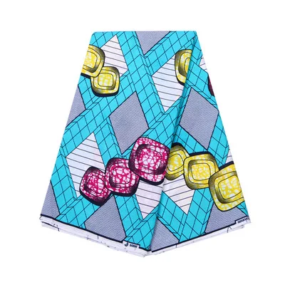 HotHot Selling Wax Fabric 100% Cotton Veritable Holland Block Prints African Ankara for Ladies Dress