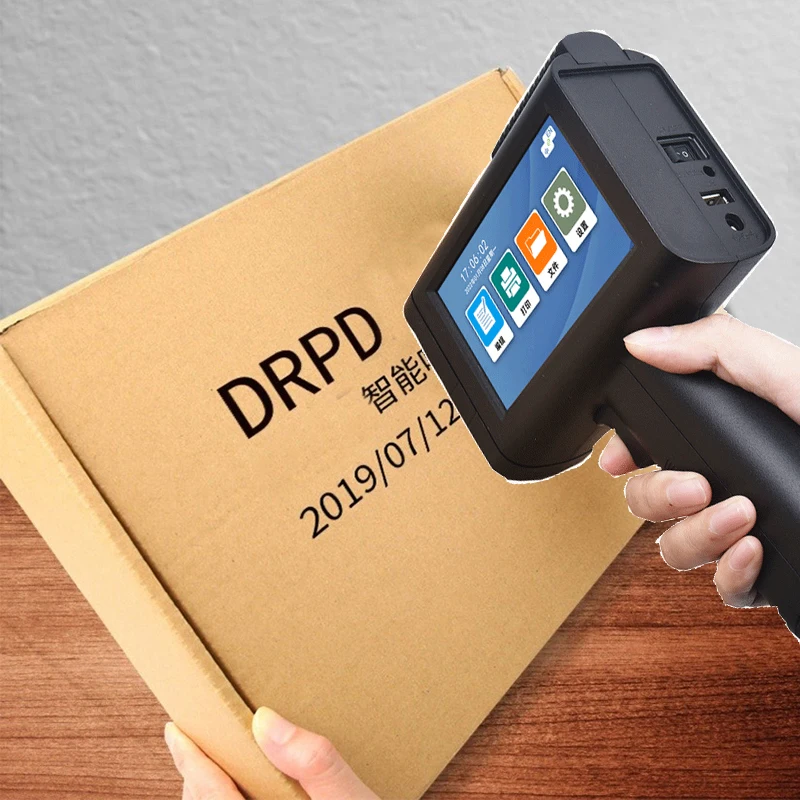 2023 New Handheld OEM Inkjet Printer Expiry Date Printer Support QR Code Symbols Batch Number Barcode Tube Printer