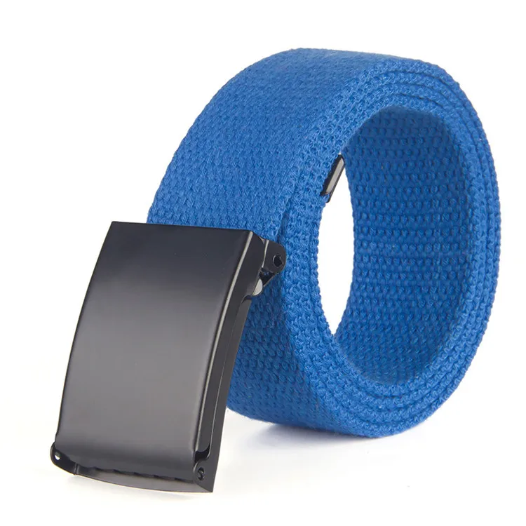 Wholesale Mens Colorful Cotton Fabric Cotton Canvas Web Belt