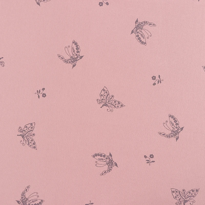 Butterfly Type Printing Cheongsam Fabric 100% Cotton Twill in Stock Floral Cotton Printed Fabric