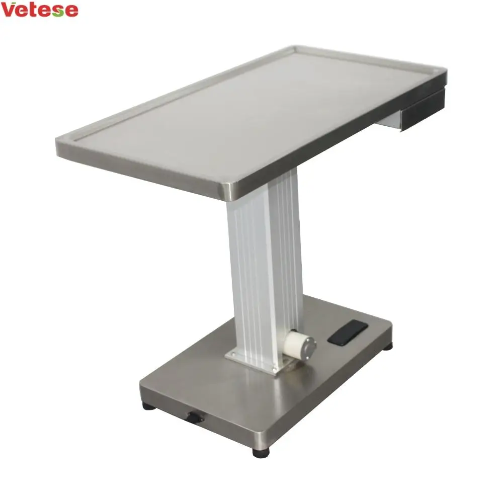 veterinary pet cleaning examination table with built in scale