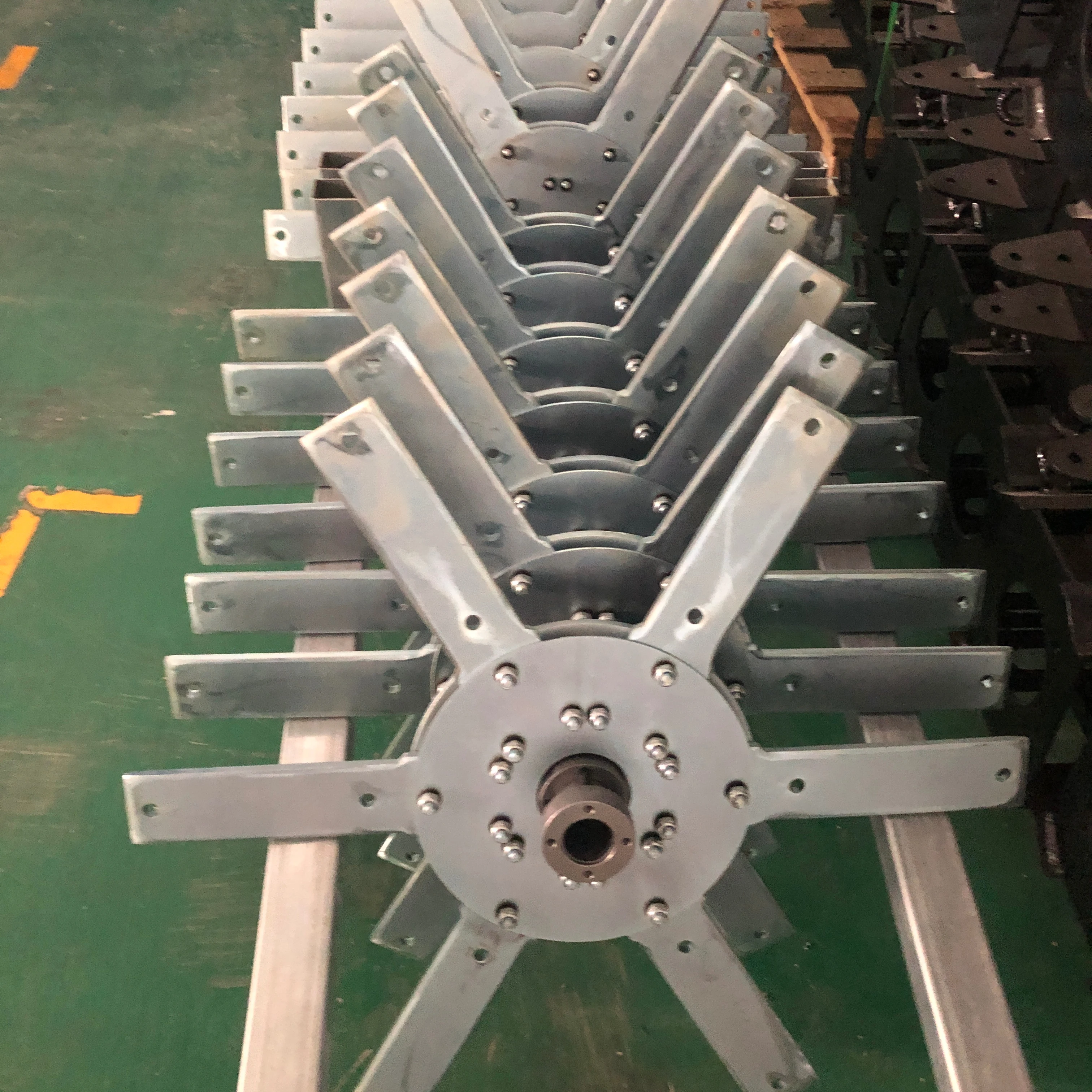 Terrui 5 м 17 футов 4 лопасти гигантский Hvls воздушный охлаждающий вентилятор выхлопной воздухоохладитель для склада завода промышленного потолка