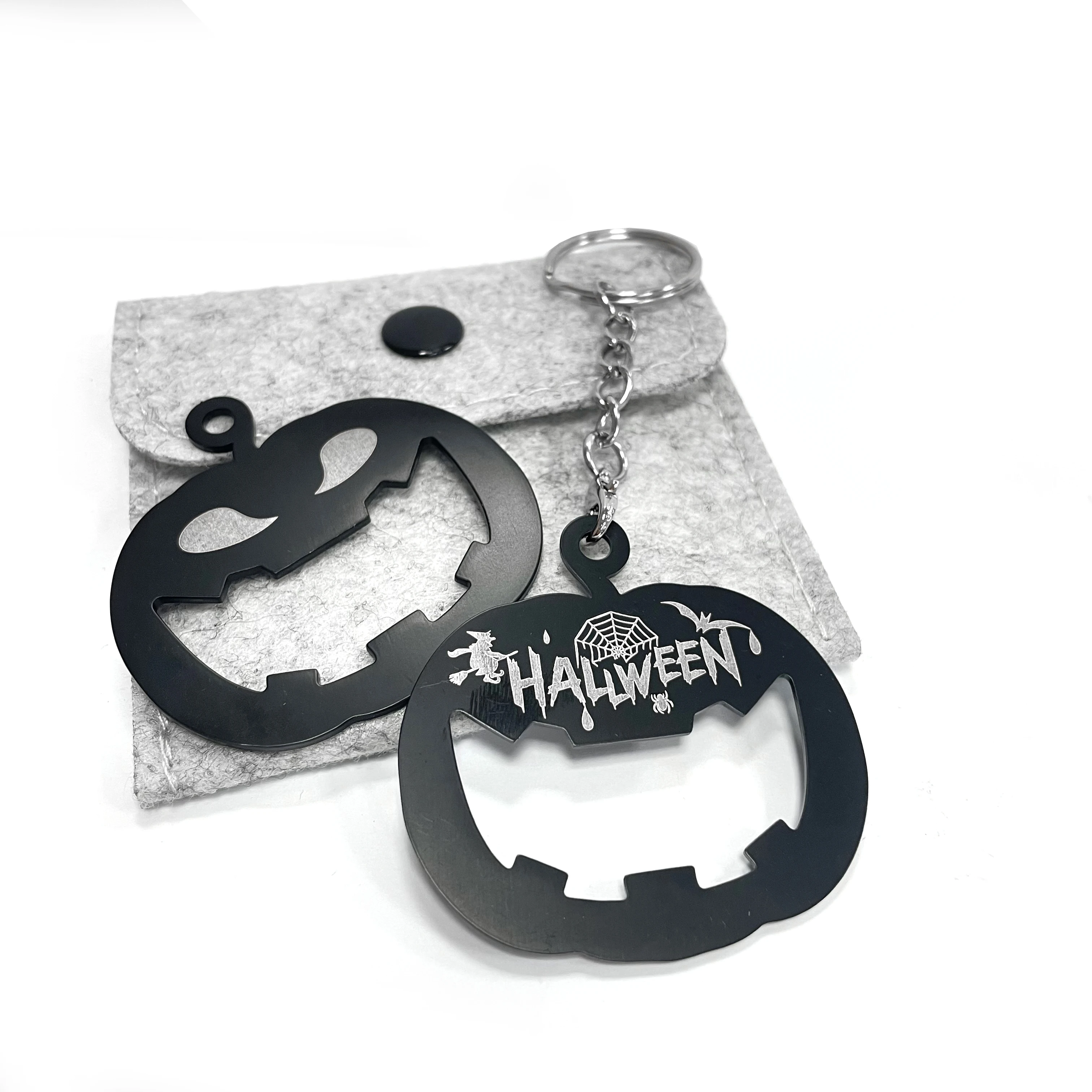 Halloween Pumpkin Bottle Opener Party Giveaway Mini Gifts Personalized Souvenir EDC Gadgets Custom LOGO Design Key Chain