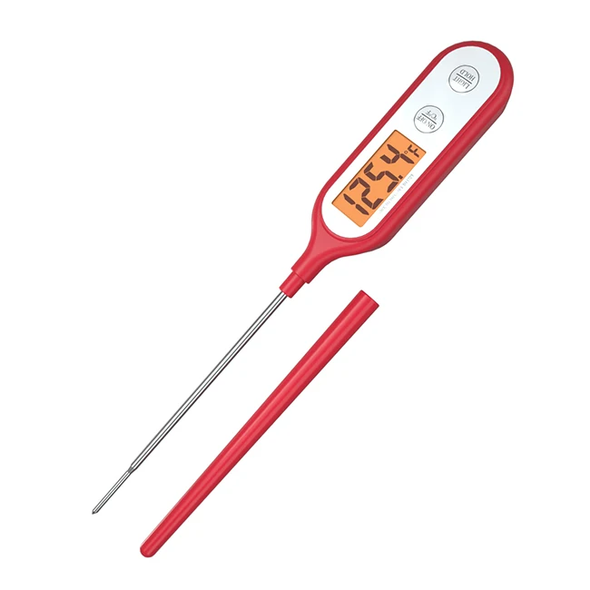 
 Водонепроницаемый мгновенный мясной термометр для измерения температуры тела у гриль барбекю 5,5 дюймов Длинный зонд для приготовления пищи Кухонный Термометр с подсветкой  
