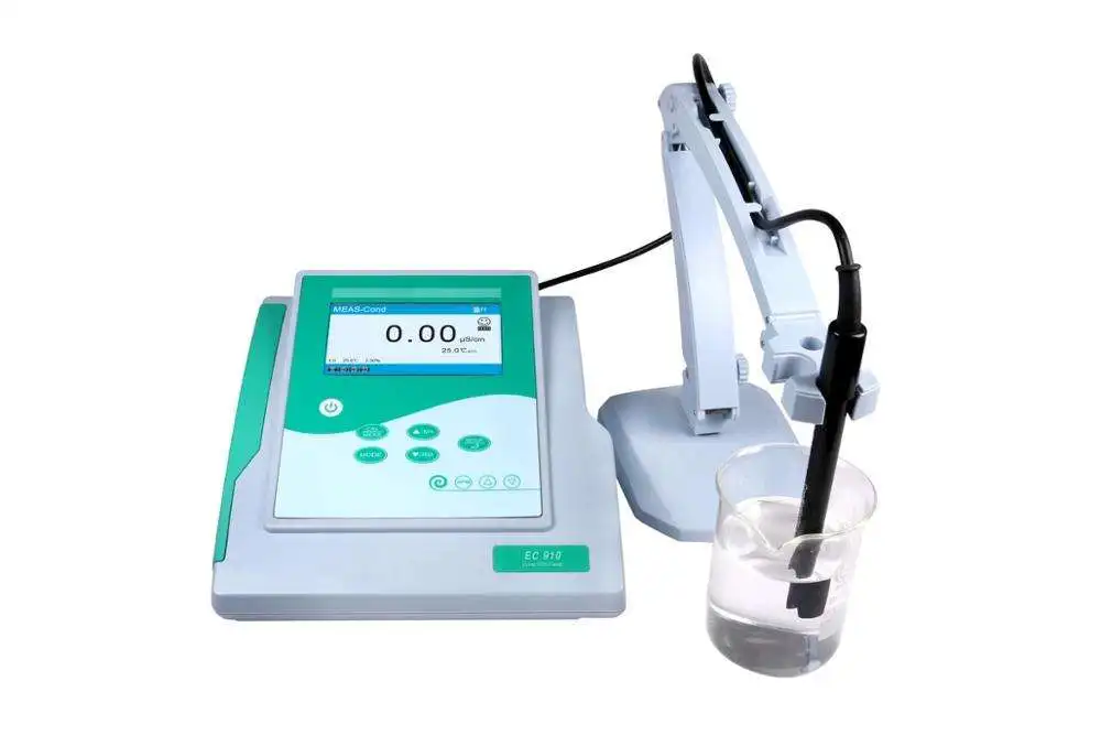 NADE EC910 TFT Color Display Benchtop Conductivity Meter TDS Meter 0-200.0mS/cm