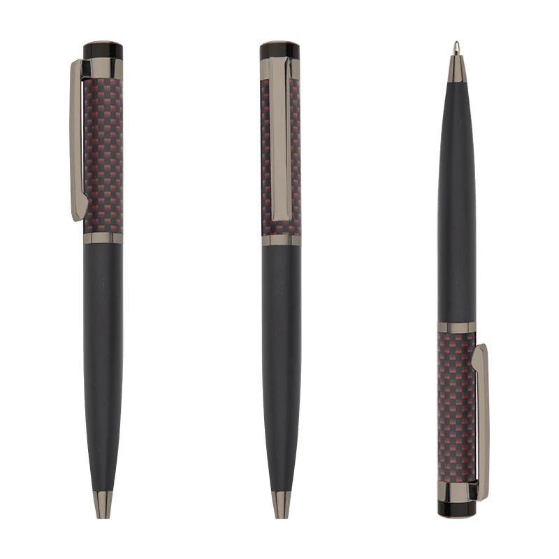 High Quality Custom Logo Gred Relief Checker Board Lattice Rollerball Ballpoint Pen