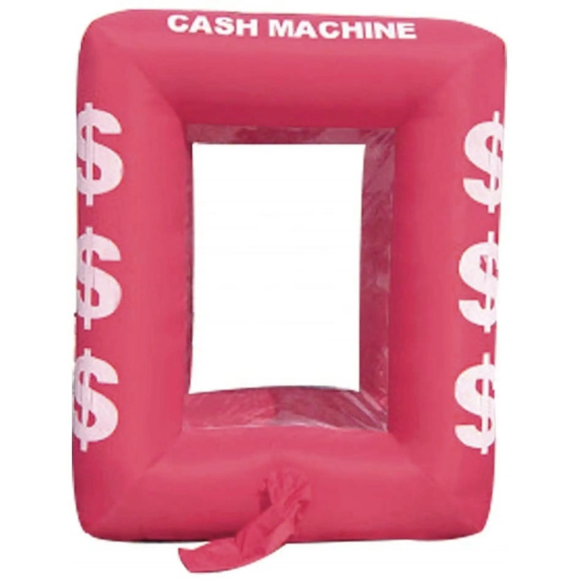 Factory price custom inflatable cube cash machine game frame high quality PVC inflatable cash machine