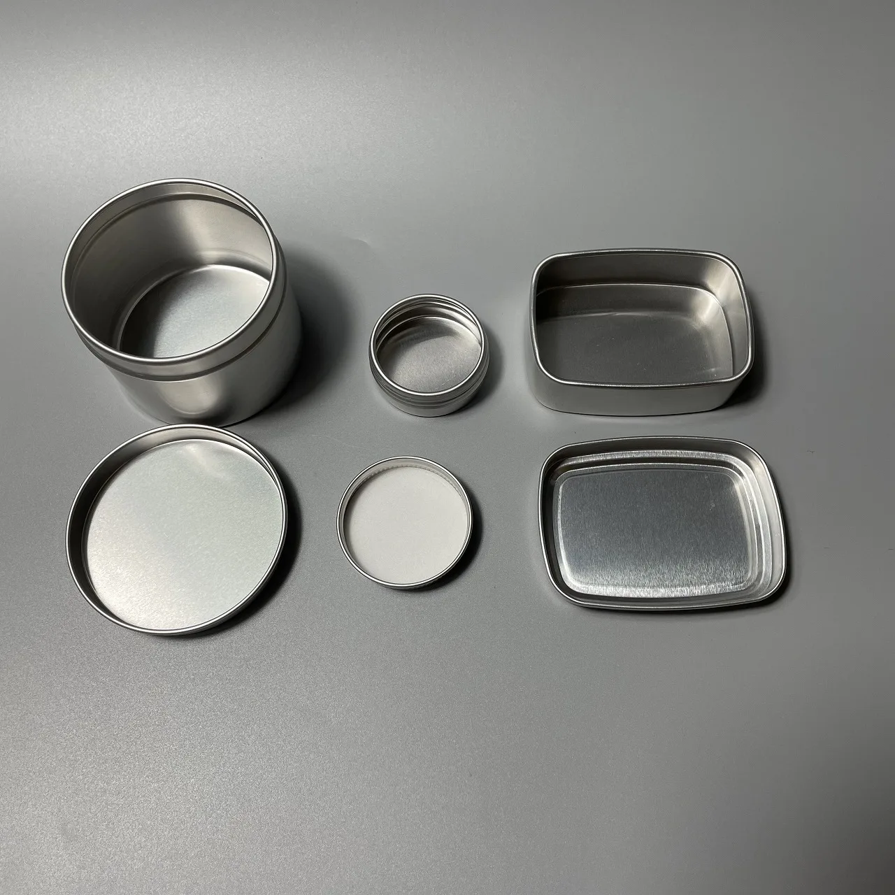 10ml 15ml 25ml 30ml aluminium jar ointment container flat aluminium tin