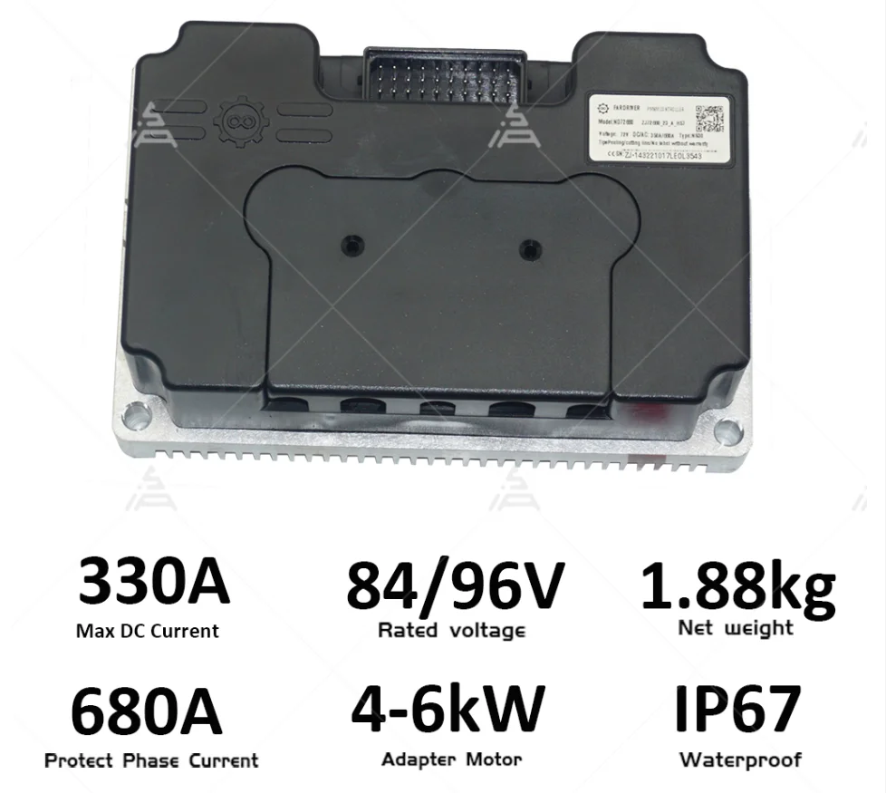 FARDRIVER ND72680/ND84680/ND96680 High Power Electric Motorcycle Controller 680A BLDC Programmable with bluetooth