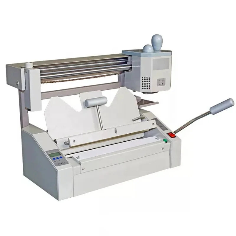 Automatic Hot Melt Glue Perfect hardcover Binder Book Binding Machine