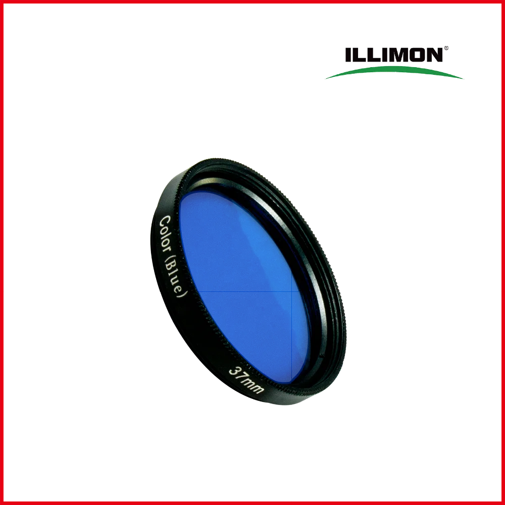 ILLIMON 37mm Optical Filters For Projector Different Sizes Of Flashlight Color Filter