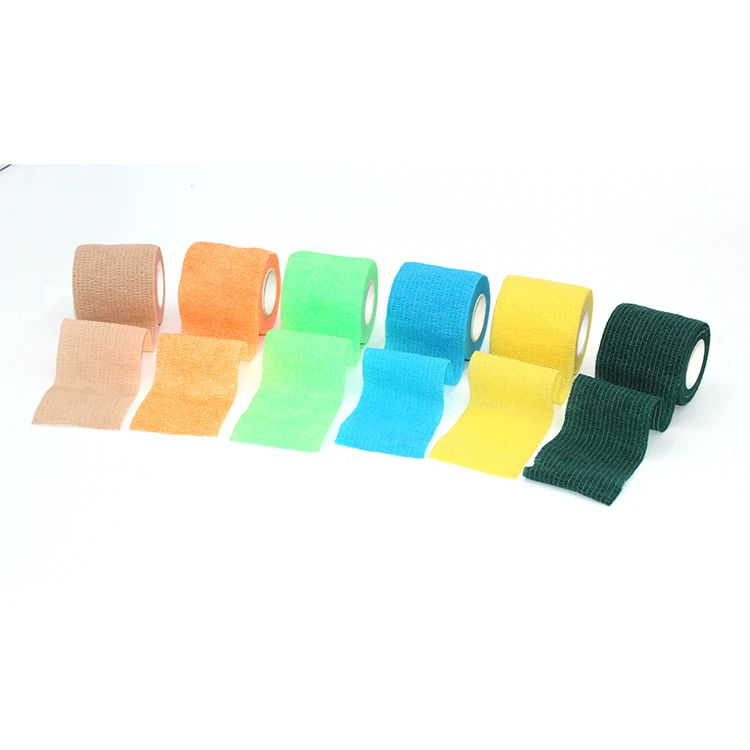 Non-woven elastic cohesive bandage  bandages cohesive
