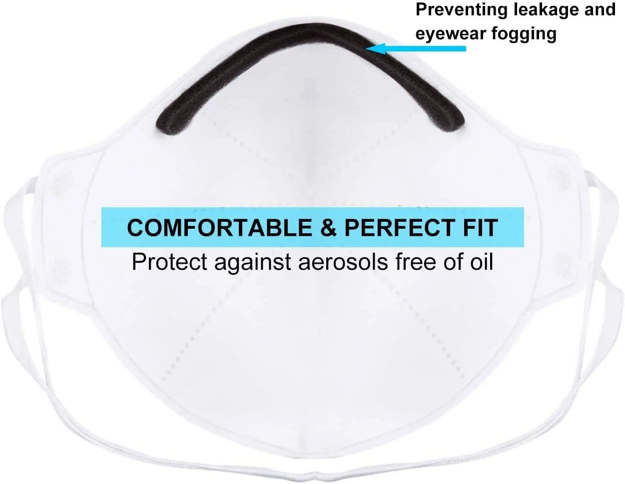 Manufacturer OEM Disposable Earloop Nonwoven N95 Carbon Filter Respirator Dust Mask