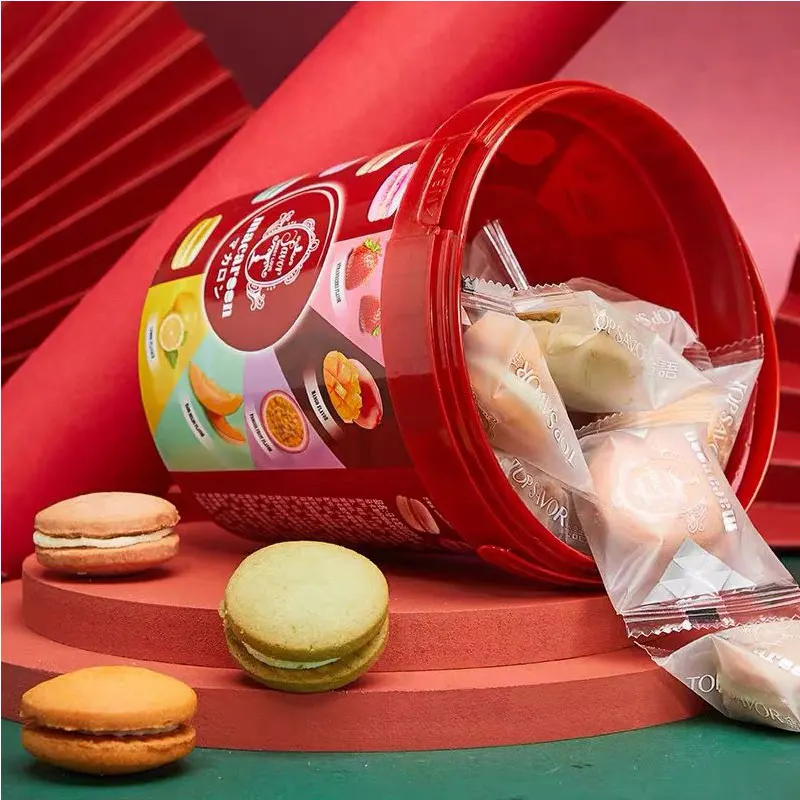 Biscuit Manufacturer Sandwich Cookies Biscuit Filled Macaron  Biscuits And Cookies