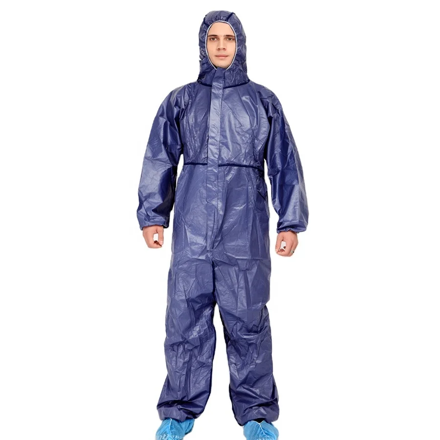 Industrial Safety Category Iii Ppe Protective Suit Hazmat Suit Ppekit Disposable Coveralls