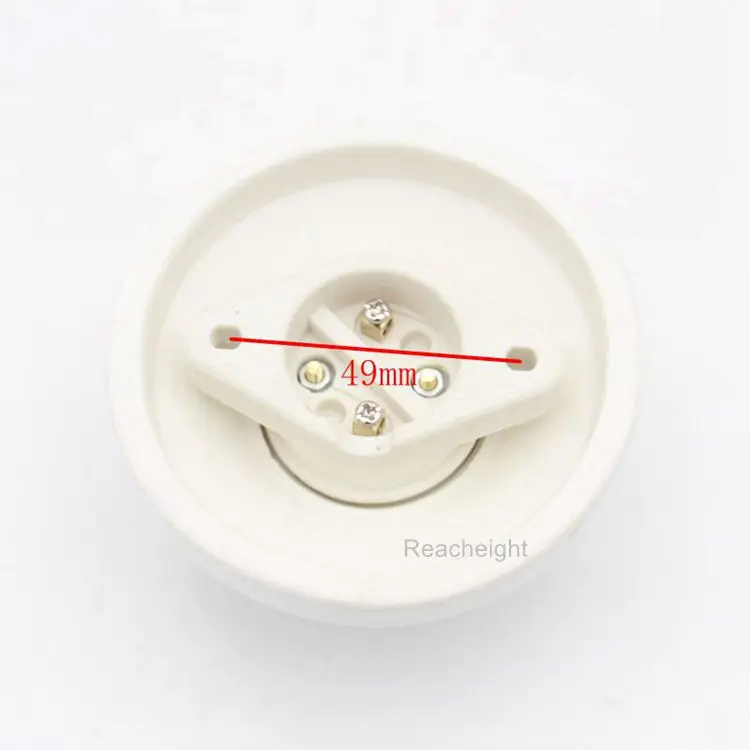E27 Porcelain Retro Ceiling Lamp Holder Ceramic Lamp Bases
