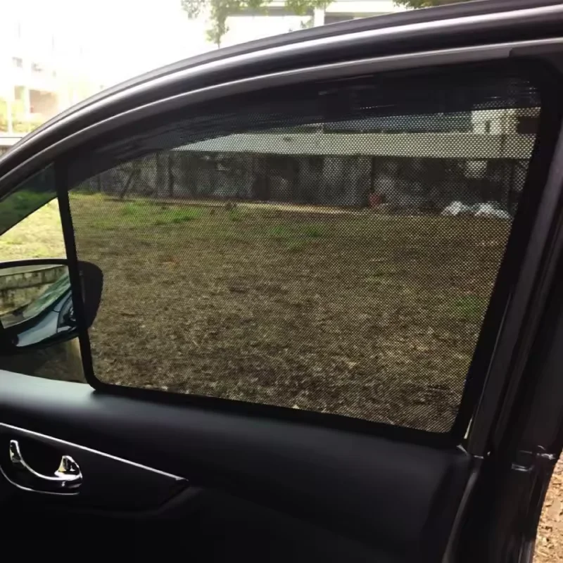 customized logo car insulation sunshade anti uv magnetic sunshades for cars side sun shade for NISSAN PATROL Alitima X-Trail