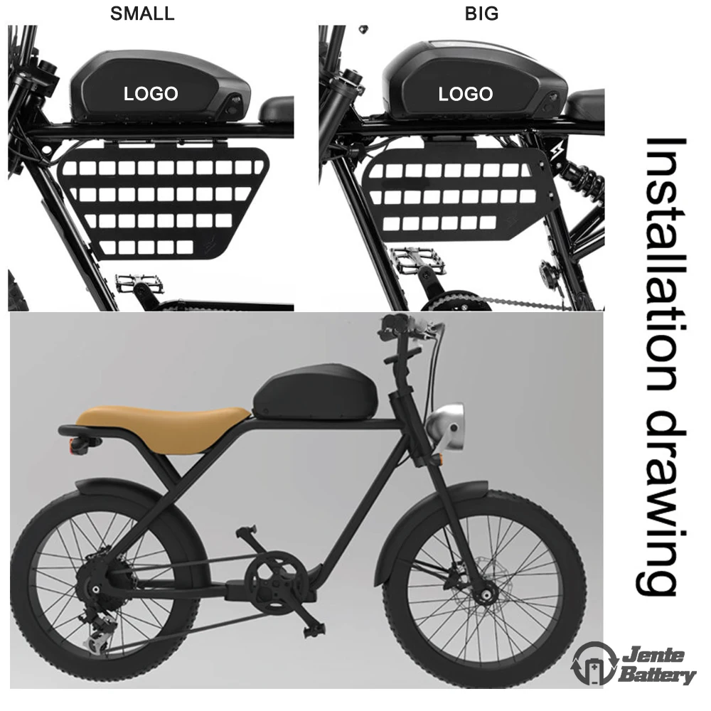 Аккумуляторная батарея для электровелосипеда высокой емкости 48V 52V 60V 72V 20AH 30AH 40AH литиевые батареи