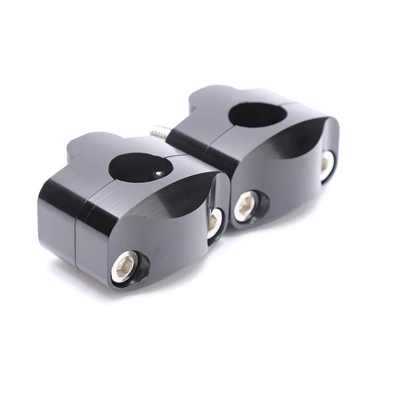 Factory Direct Motorcycle Modification Accessories CNC Alloy Handlebar Adapter 22.2MM Pit Dirt Motor Bike Motorcycle Clamp Riser