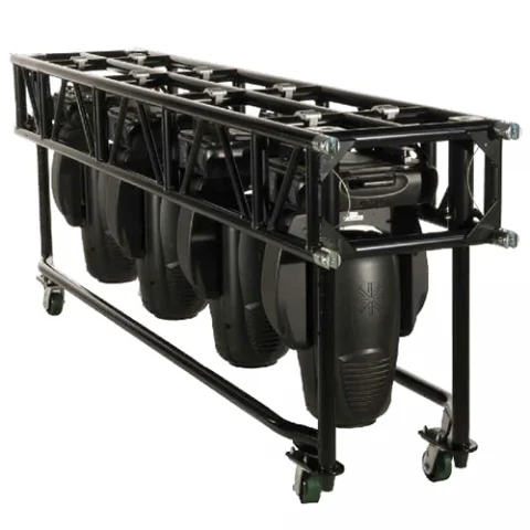 Hot sale customized size pre rigging trussing system Extended telescopic legs LED screen moving head lights PRT pre rig truss