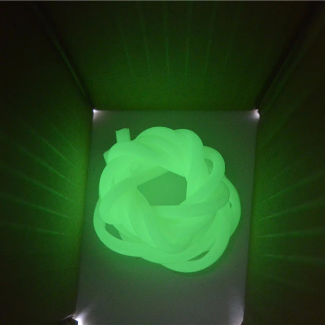 luminous flexible soft 3mm silicone rubber hose tubing tube pipe