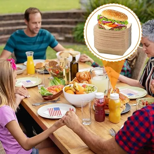 Disposable Food Tray Paper Food Container, Fast Food Carton
