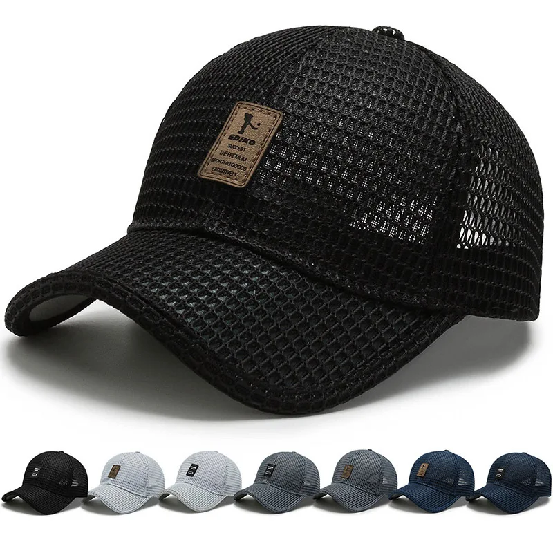customization quick-drying mesh sports cap breathable Baseball cap