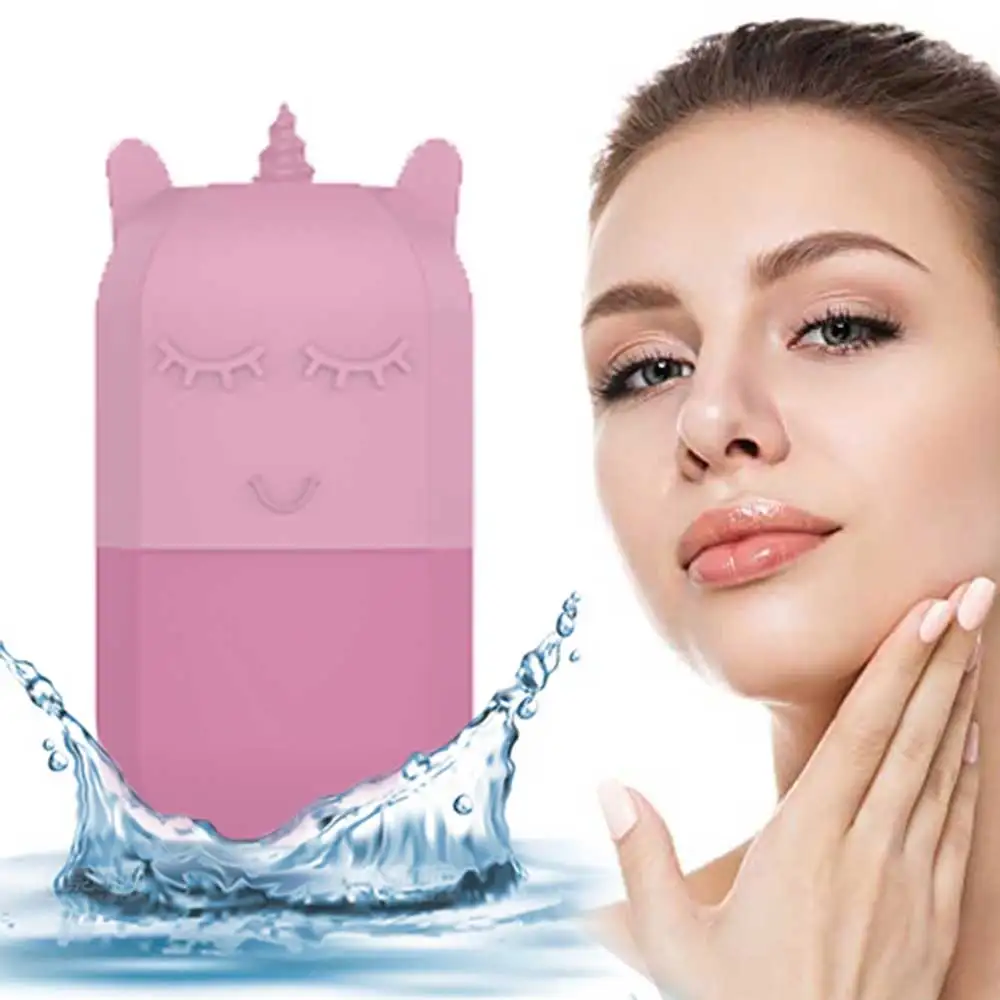Customize Silicone Ice Face Cube Facial Ice Roller Globes for Facials
