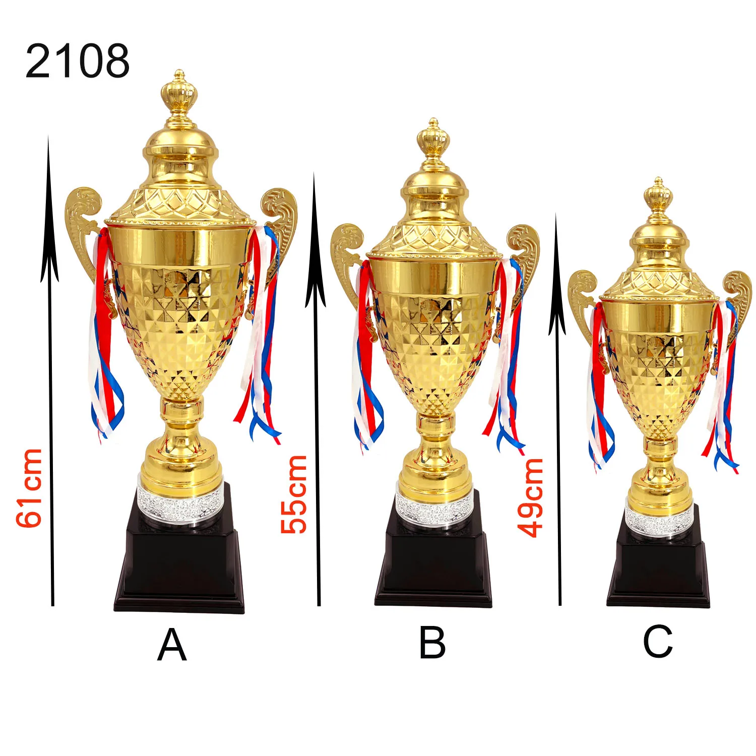 Trophy Cup Football Cups Soccer Trophy Awards Custom Award Medals Trofeu Copa Trofeo OEM Metal Trophy