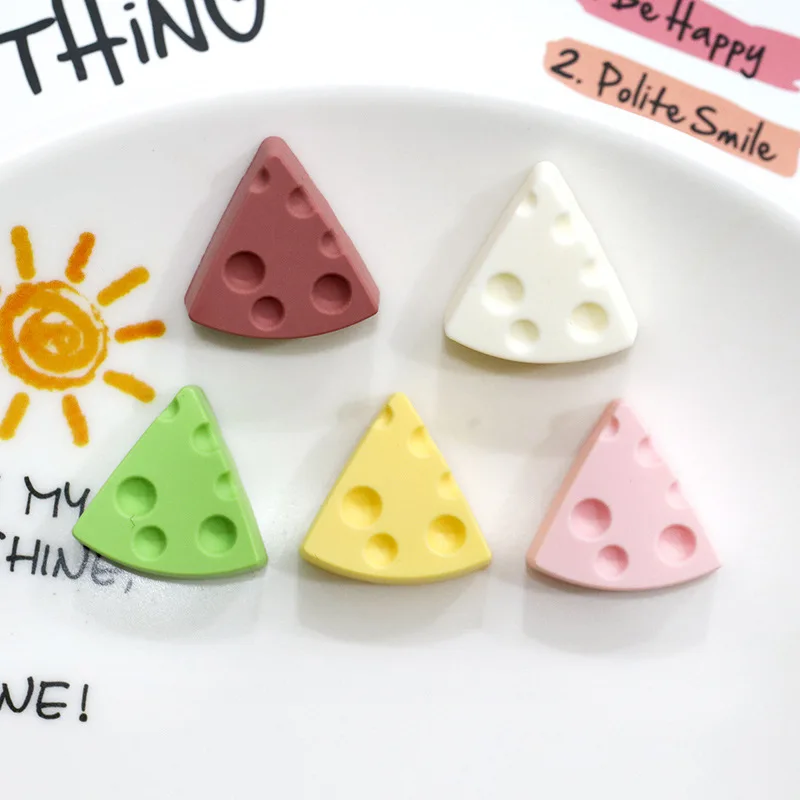 Color Cheese DIY Custom PVC 3D Pen Charms Refrigerator Accessory Hair Decoration Drip Fitting Resin Epoxy for