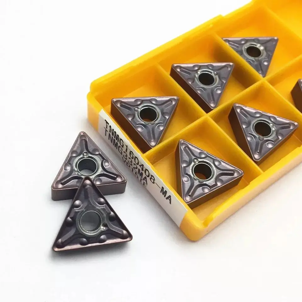 High Quality Long Life Time Cutting Tools Tnmg160404 Tm Tnmg160408 Ma Turning Lathe Tnmg 160404 160412 Mt Tt8125 Carbide Inserts
