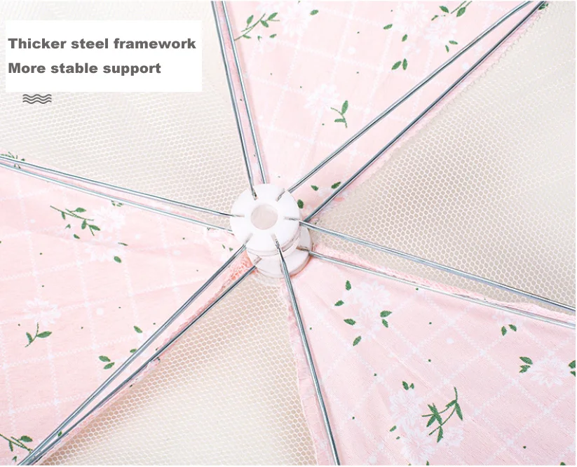 
Kitchen Room Dining Room food Covers Outdoor Food Covers Net Picnic Food Covers For Outside Collapsible Print Mesh Food Covers 