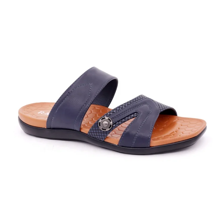 
Hot Sale Summer Slide Sandal Comfortable Simple Style PU Slippers For Men 