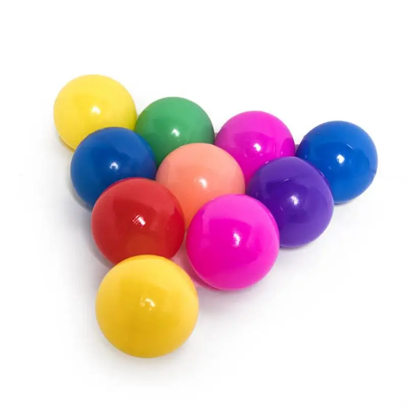 Children Play Pool Soft Plastic Balls Kids Toys Ball Pit Sea Colorful Ocean Ball For Slide Swimming Pool Playground