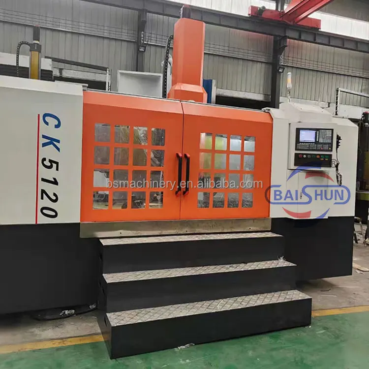 Full Cover High Speed Disc Drum Brake Cnc Vertical Lathe Turning Center From China With Competitive Price