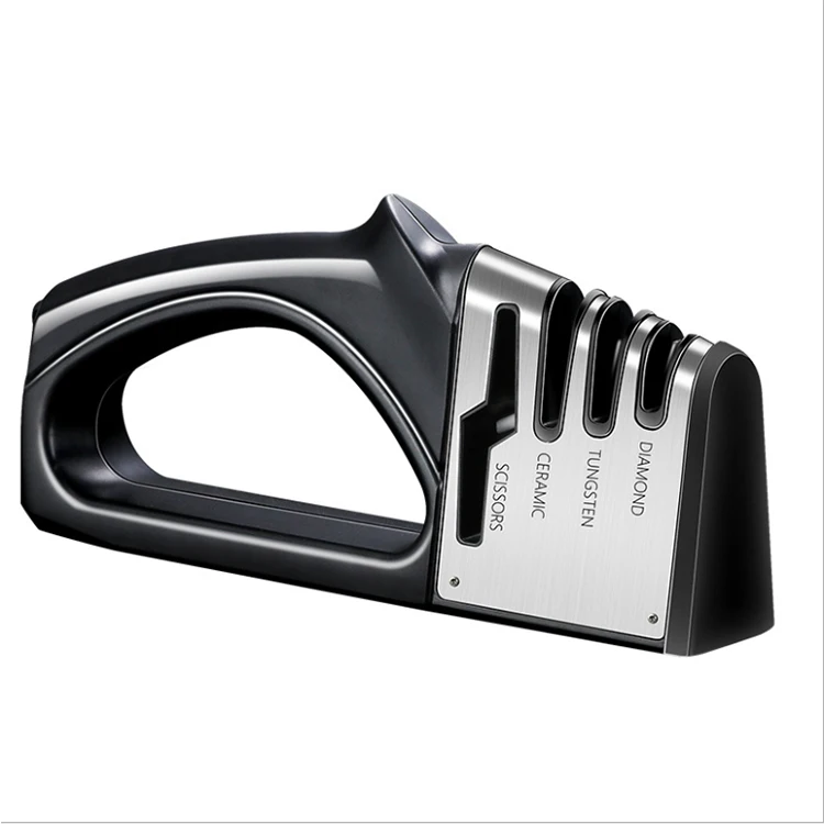 
Amazon Hot Sales 4 in 1 multi-functional kitchen sharpening tools scissors and knife sharpener 