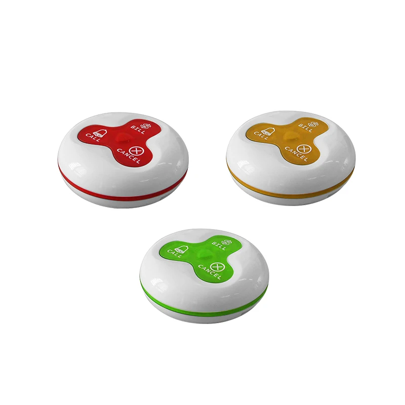 Wireless Calling System Restaurant Waiter Call Button