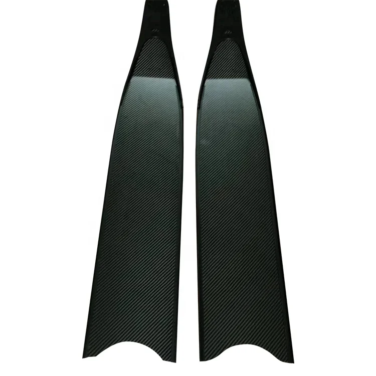 Factory Supply Carbon fiber Long Fins Free Diving Swimming Flipper for Spearfishing