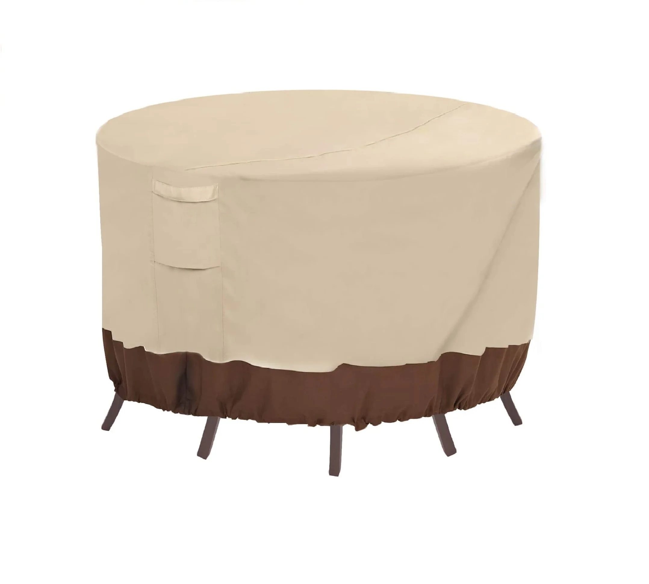 Dustproof Outdoor Terrace Round Table Cover Waterproof 600D Oxford Fabric Garden Furniture Cover