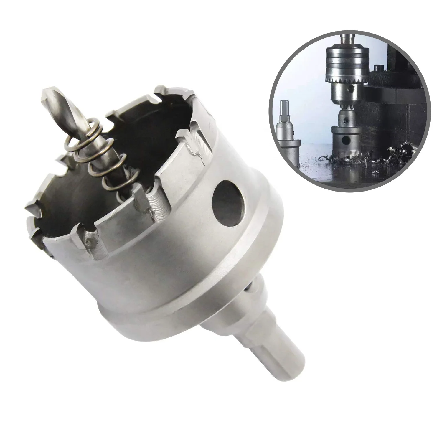 MDBT hole saw for steel cutting High-end Carbide Hole Saws TCT Hole Cutter Drill Bit Various Sizes  Long Life drilling bits