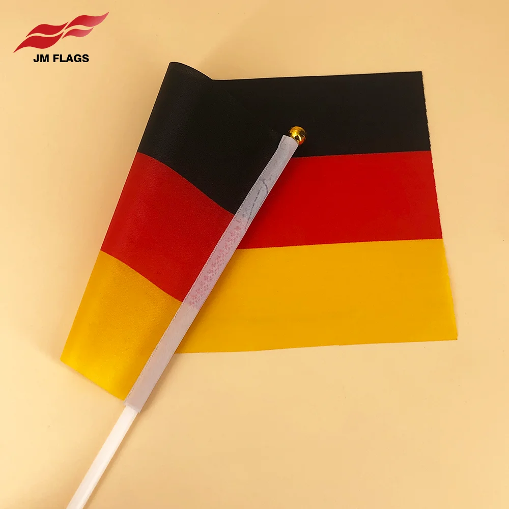 Optimal Products Germany Flag 60*90cm National Flag Decoration Germany Waterproof Hand Waving Flags