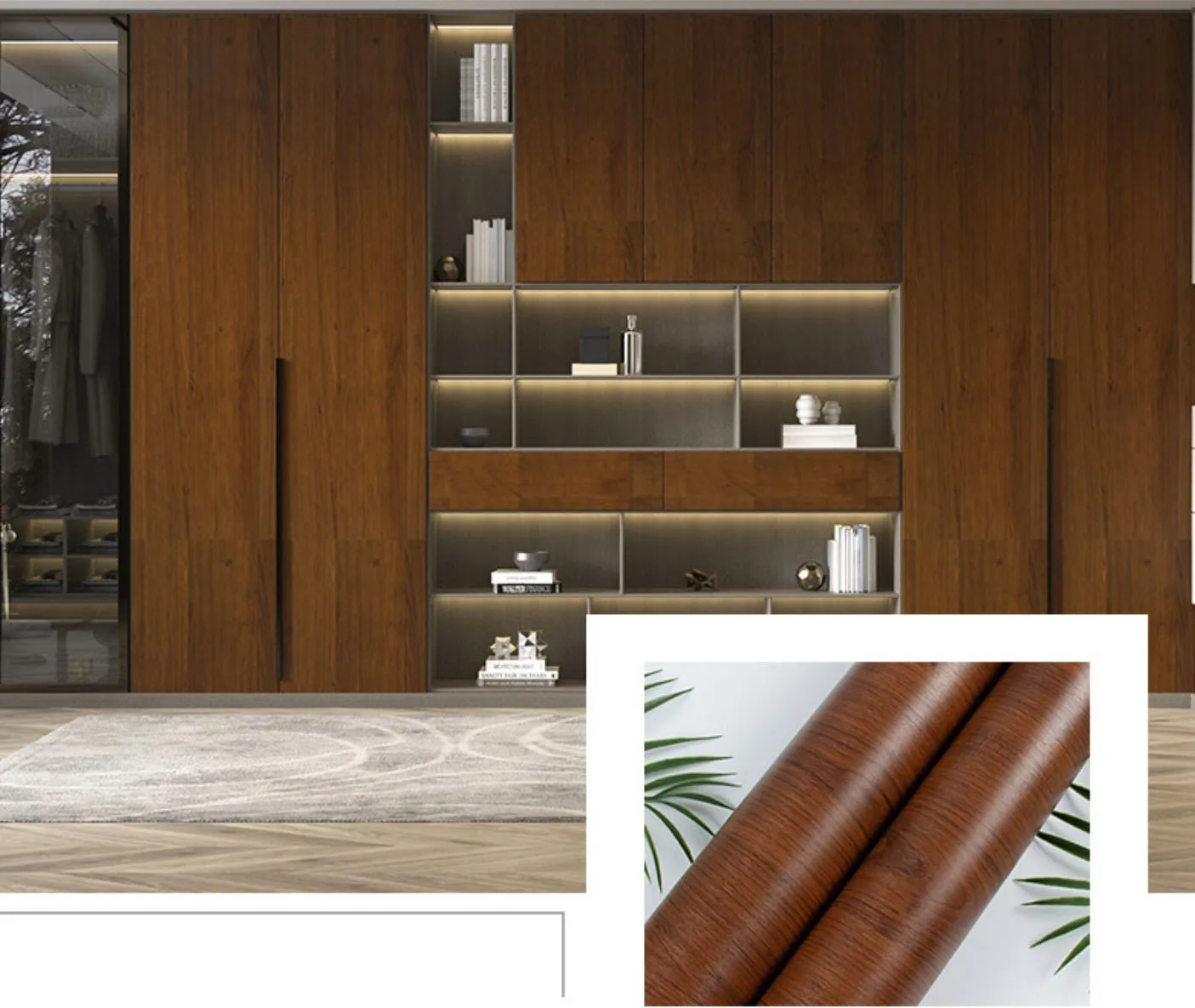 Vacuum pressed pvc films furniture composite film pvc furniture design film