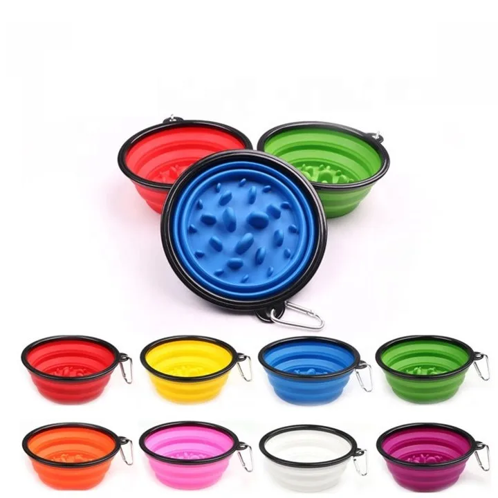 2 в 1, силиконовая миска-Кормушка для собак, 1 л