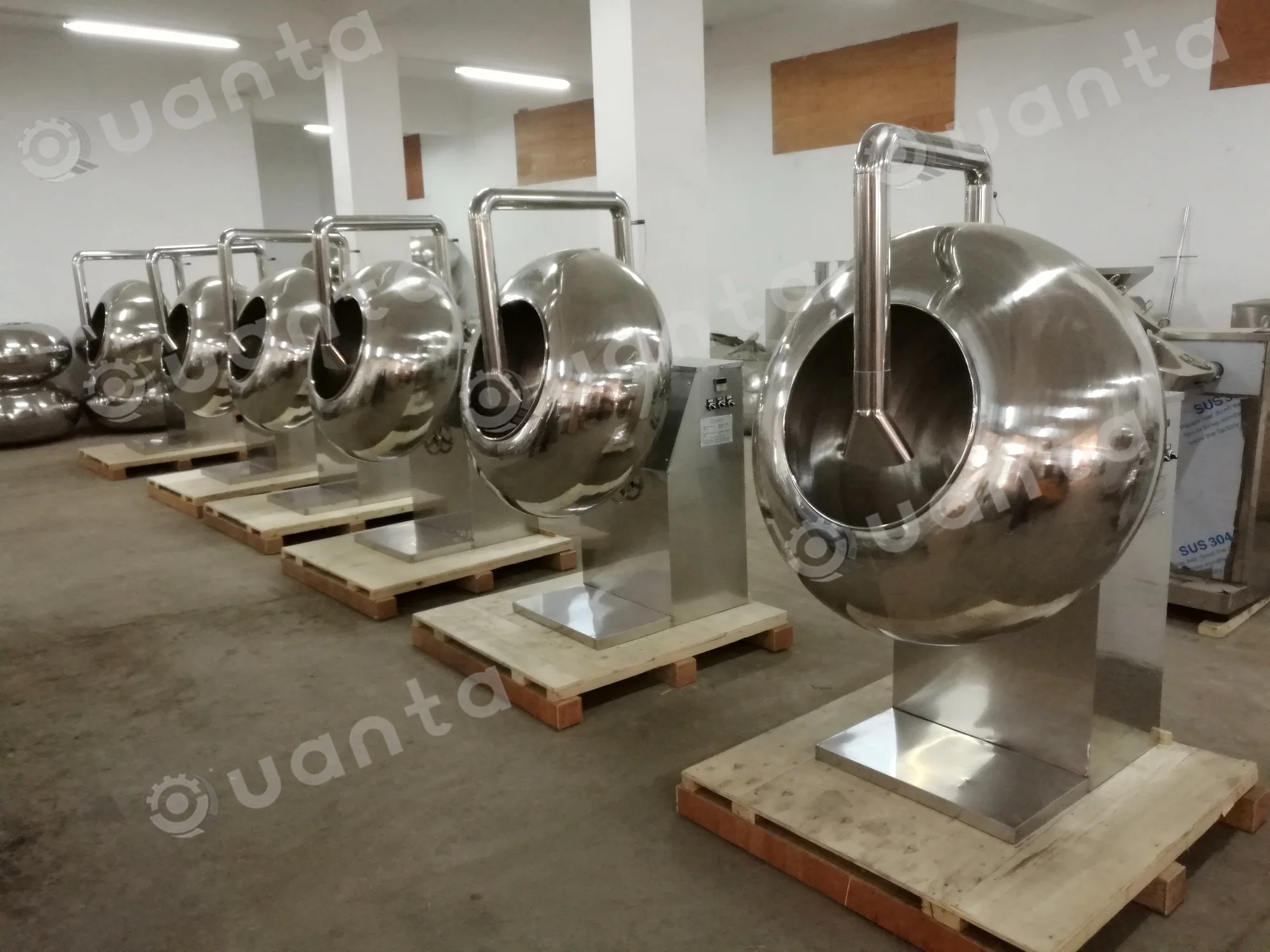 Agriculture corn seed coating machine for polishing seed