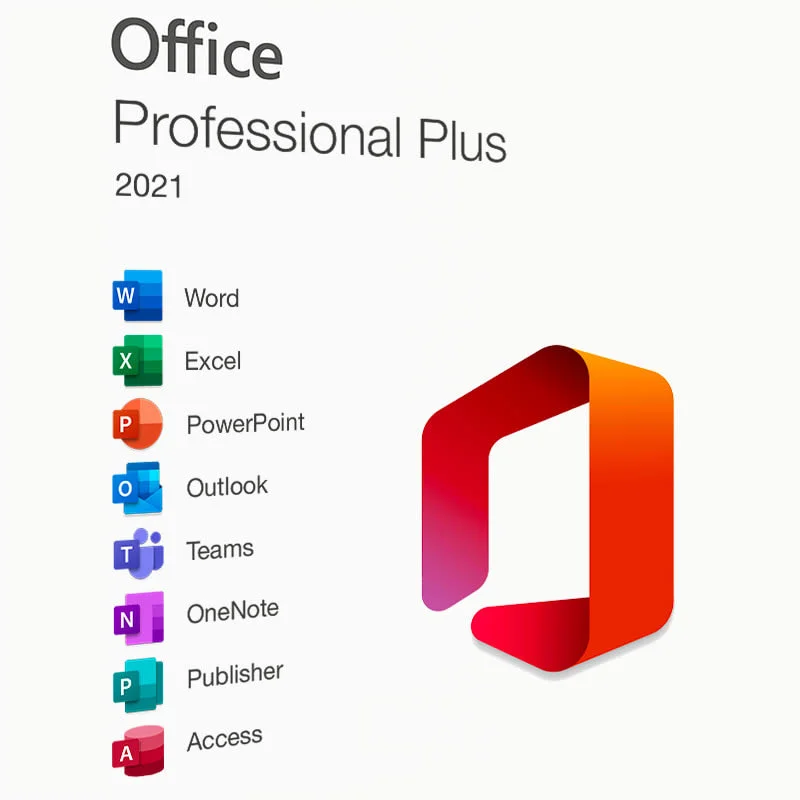 Office 2021 Pro Plus License Key for PC 100% Online Activation Key Office 2021 Professional Plus Send by Email