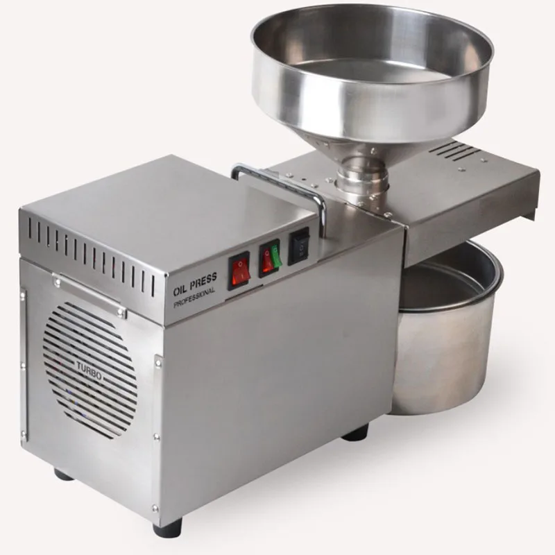 
Commercial Household Rapid Oil Press Electric medium-sized stainless steel automatic cold and hot press 