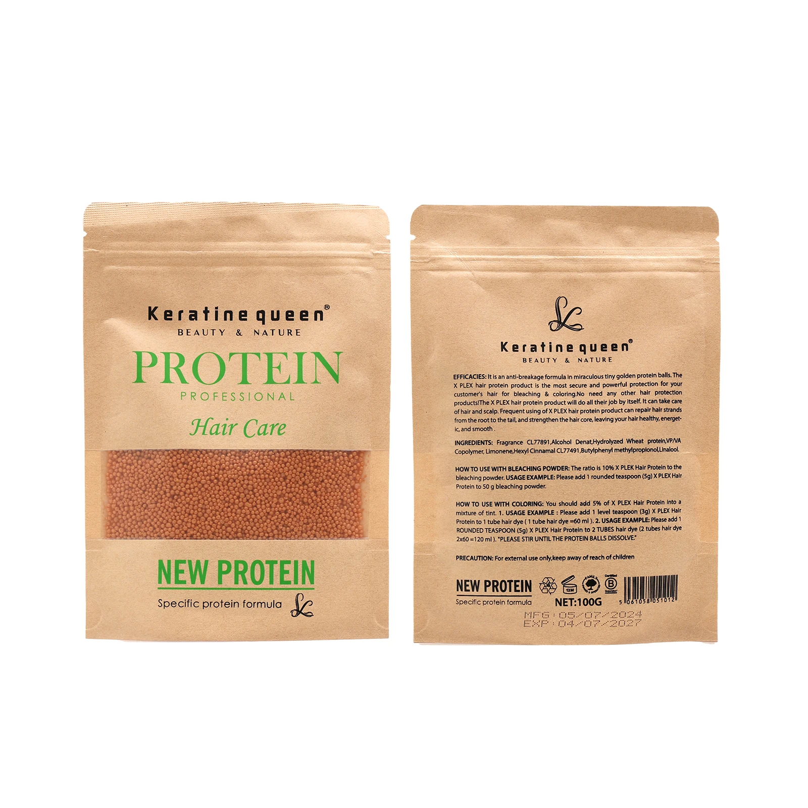 Органические шарики для восстановления волос