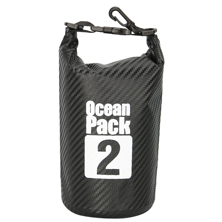 2L Outdoor Storage Pack Pouch Swimming Ocean Kayak Rafting Gear Travel Waterproof Dry Bag Floating Lightweight Backpack