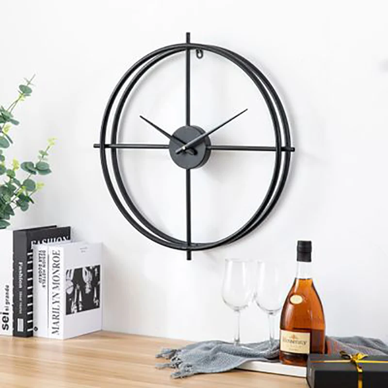 Zogift украшение для дома большие настенные часы в европейском стиле оптом креативные металлические современные ручной